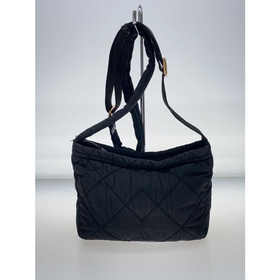 MARC JACOBS◇ショルダーバッグ/ナイロン/ブラック/無地/QC-038325