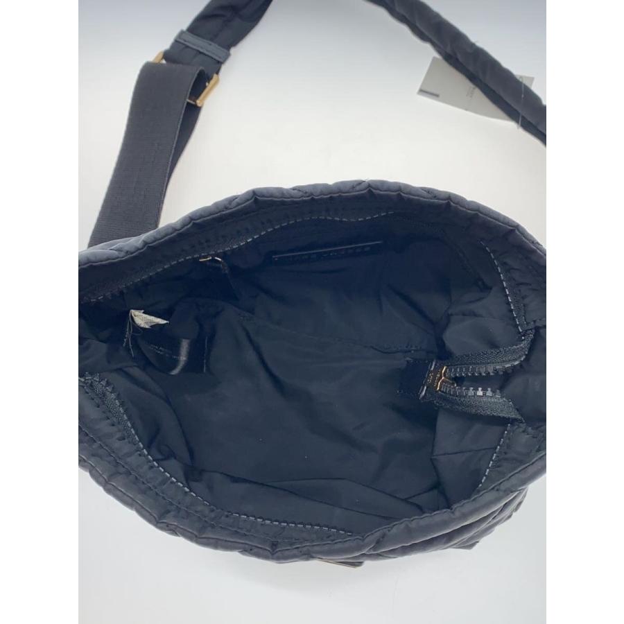 MARC JACOBS◇ショルダーバッグ/ナイロン/ブラック/無地/QC-038325