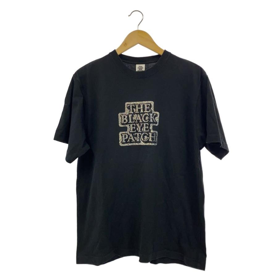 THE BLACK EYE PATCH ラインストーン Tシャツ M THE BLACK EYE PATCH◇ラインストーン/センターロゴ/Tシャツ/M