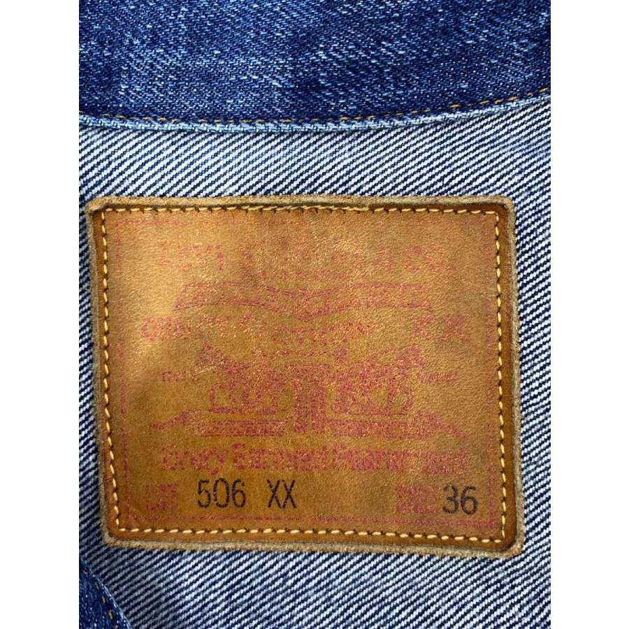 Levi's◇90s/506XX/1st/555/バレンシア/USA製/Gジャン/36/デニム/IDG