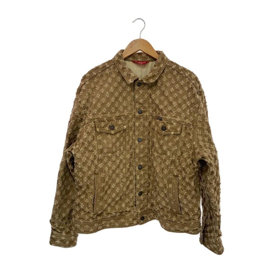 ジャケット・アウター 20SS Hole Punch Denim Trucker Jacket XL Supreme◇20ss/hole punch denim Trucker Jacket/Gジャン/XL/コットン