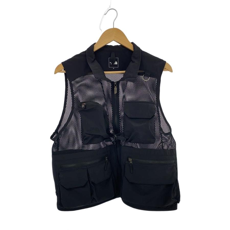 THE NORTH FACE◇Utility Mesh Vest/ベスト/M/ナイロン/BLK/無地 