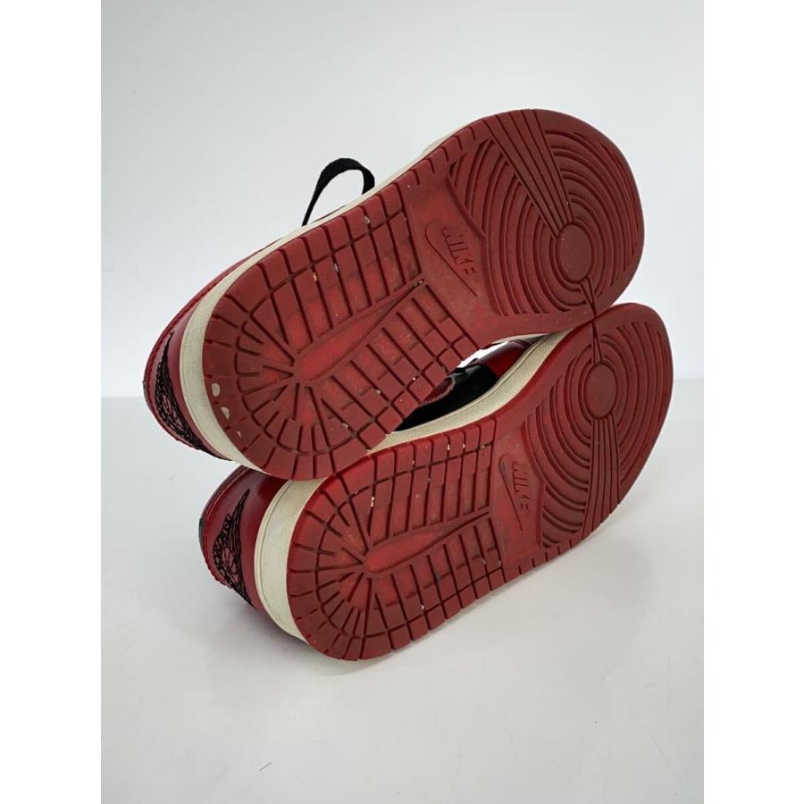 NIKE◇AIR JORDAN 1 LOW_エアジョーダン ロー/26cm/RED/コットン