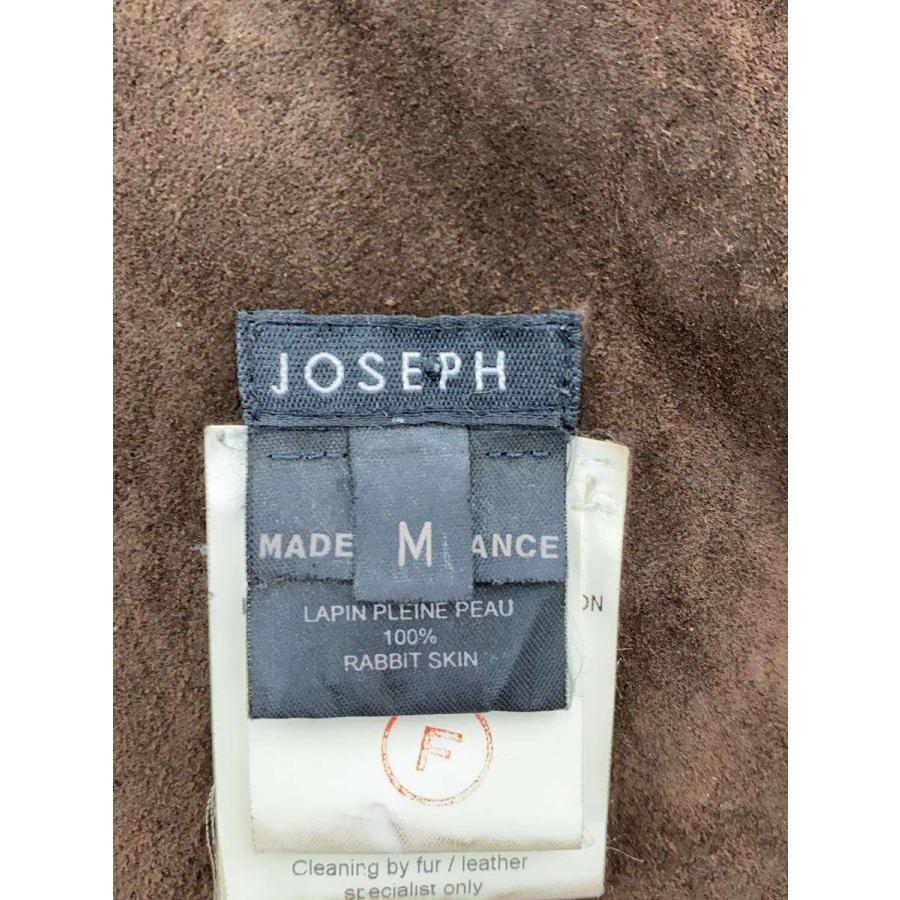 JOSEPH◇ラビットスキン/ラビットファー/フランス製/コート/M/レザー 