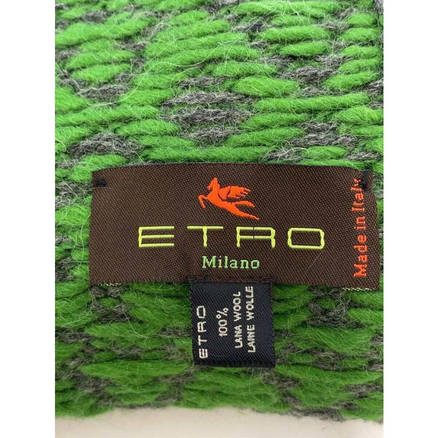 ETRO◆マフラー/ウール/GRN/メンズ｜ssol-shopping｜02