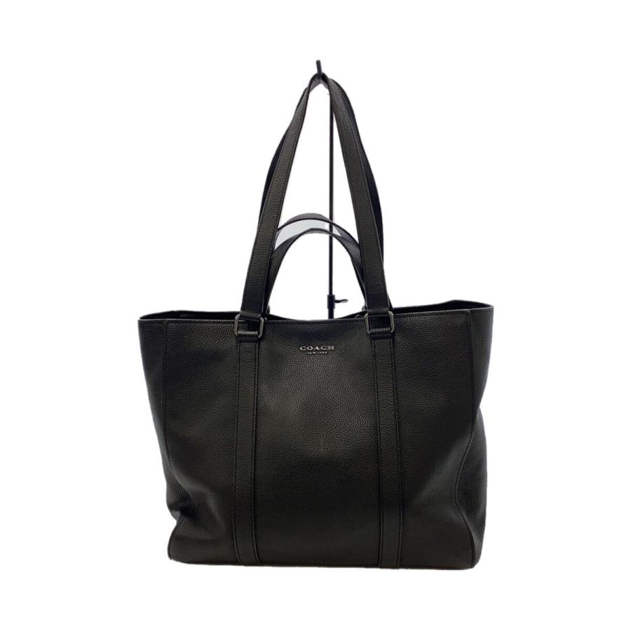 【期間限定値下げ】COACH ハドソン ダブル ハンドル トート COACH◇ハドソン・ダブルハンドル・トート/レザー/BLK/無地 : セカンド