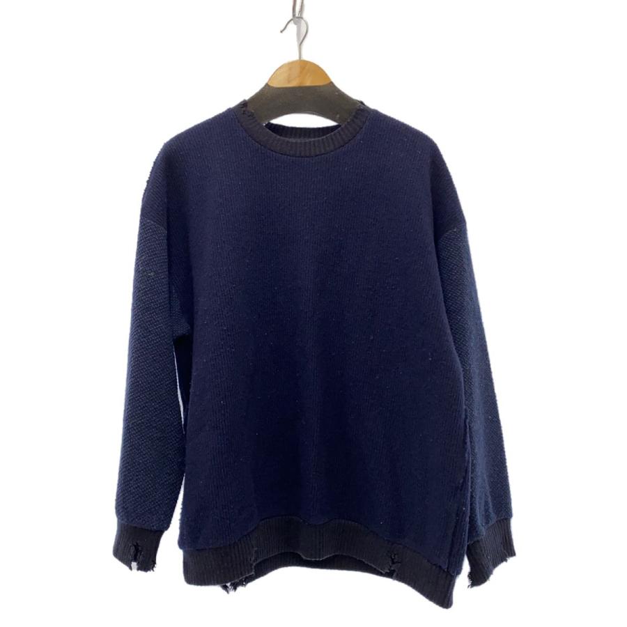 whiz limited◇ニット・セーター(厚手)/M/ウール/NVY/WL-C-270 