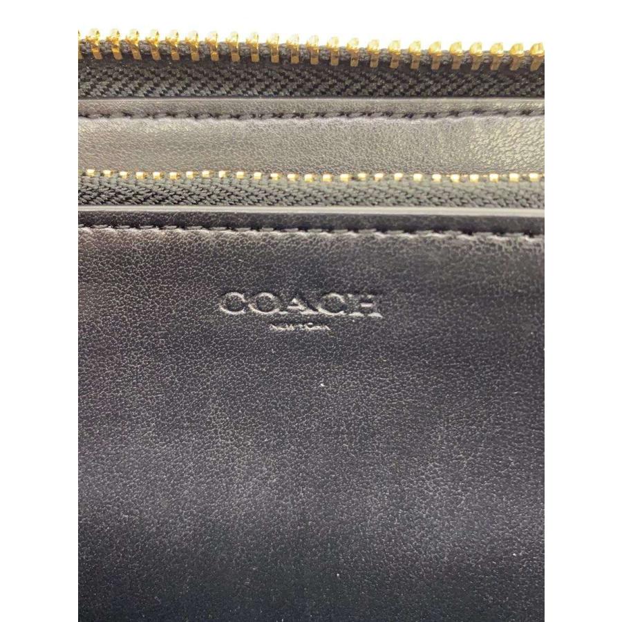 COACH コーチ　長財布　F76971 ブラック　レザー　新品未使用 COACH◇長財布/レザー/BLK/総柄/レディース/F76971// : セカンド