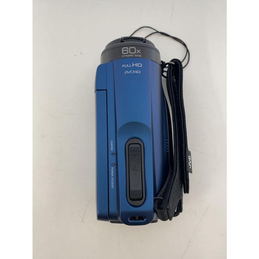 JVC・Victor◇ビデオカメラ Everio R GZ-R480-A [ネイビーブルー