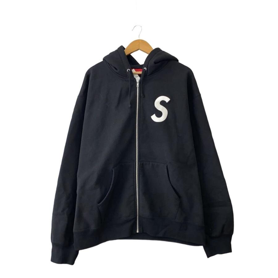 Supreme◇23FW_S Logo Zip Up Hooded Sweatshirt_ジップパーカー/XL