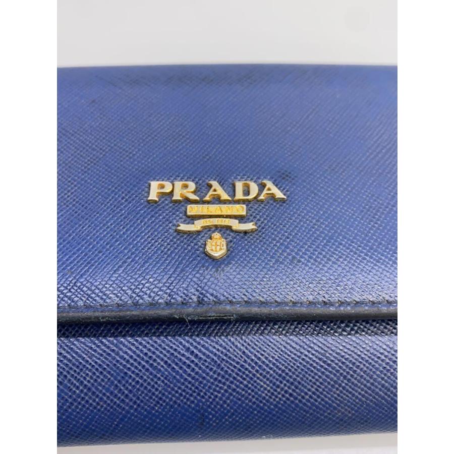 PRADA◆長財布/レザー/NVY/レディース｜ssol-shopping｜08