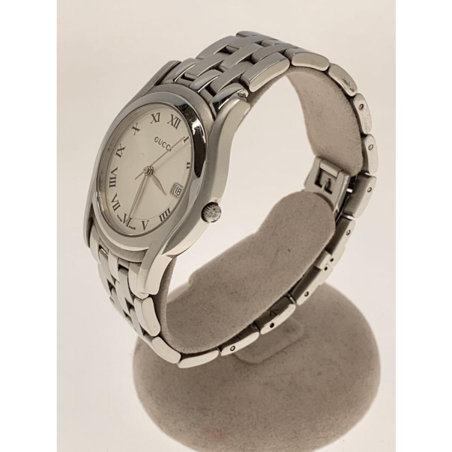 GUCCI◇腕時計/アナログ/SLV/SLV/5500M : セカンドストリート GUCCI◇腕時計/アナログ/SLV/SLV/5500M : セカンドストリート