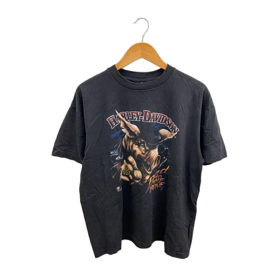 T*u様 ハーレーダビッドソン 80s Tシャツ　 3D EMBLEM アメリカ 80s 80年代 3Dエンブレム 3D EMBLEMハーレーダビッドソンTシャツ