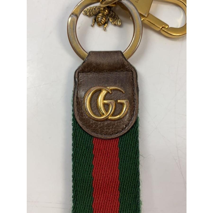 GUCCI◇キーホルダー_オフィディア_GGマーモント/--/マルチカラー
