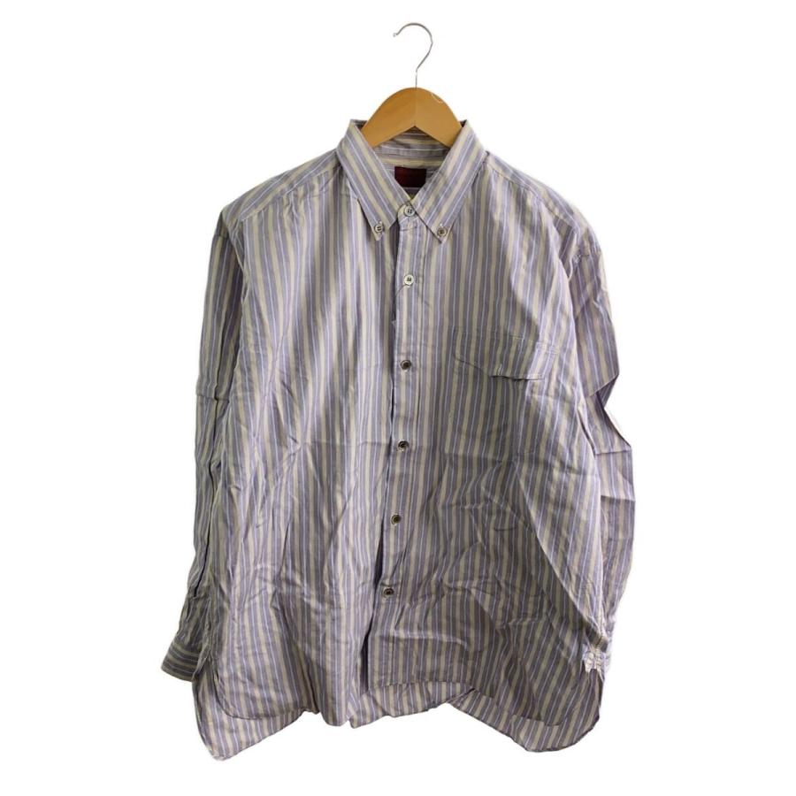 80〜90s/dezert/長袖シャツ/コットン/マルチカラー/ストライプ/田口