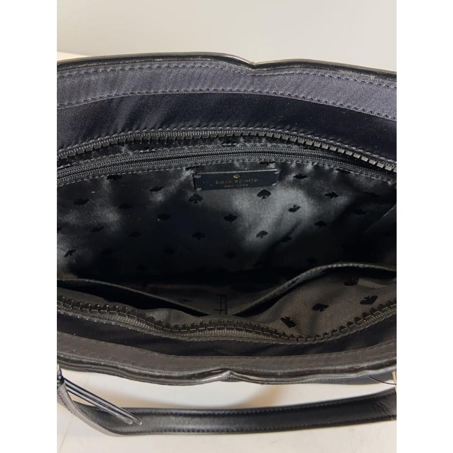 kate spade new york◇2WAYトートバッグ/ナイロン/BLK : セカンド