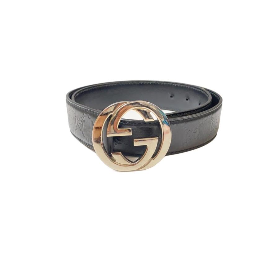 GUCCI◇ベルト/--/BLK/メンズ/114984// : セカンドストリートYahoo!店