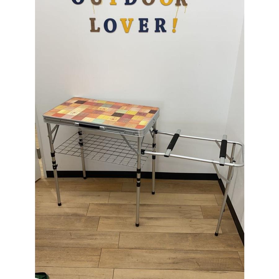 Coleman◇テーブル ナチュラルモザイク ツーウェイキッチンスタンド