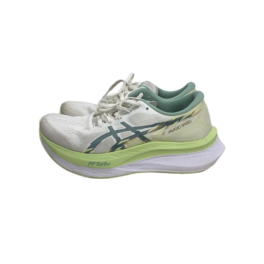 ASICS◇MAGIC SPEED 4/ランニングシューズ/ホワイト/25cm/1012B676