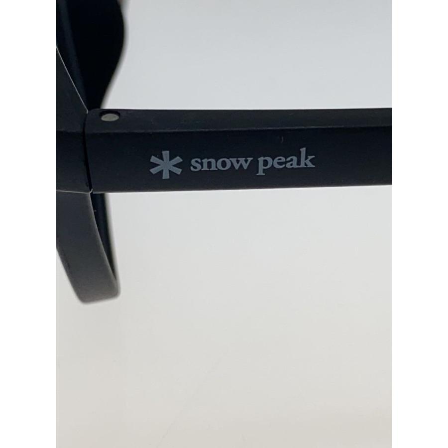 JINS◇JINS×Snow Peak Rubber SUNGLASSES/サングラス/ウェリントン/BLK