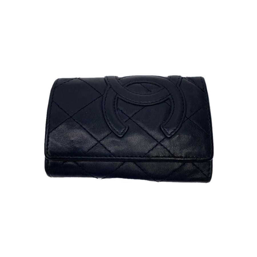 CHANEL◇キーケース/レザー/BLK/レディース// : セカンドストリート