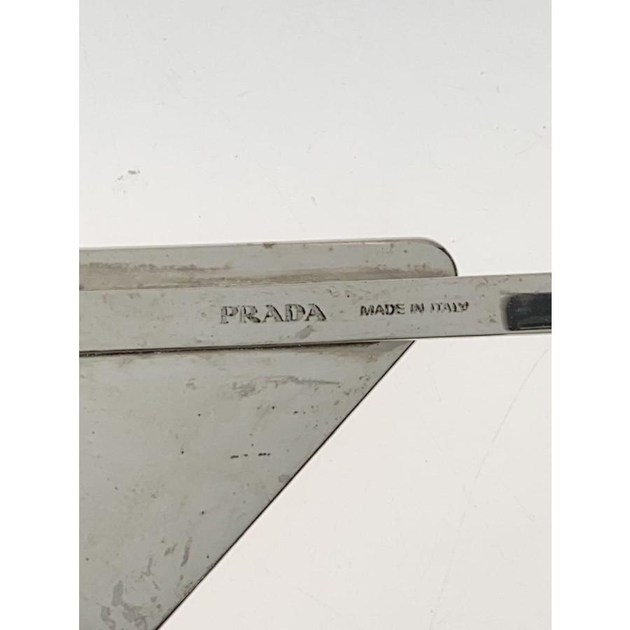 PRADA◇ヘアクリップ/片側のみ/小傷有/アクセサリー/RED/レディース