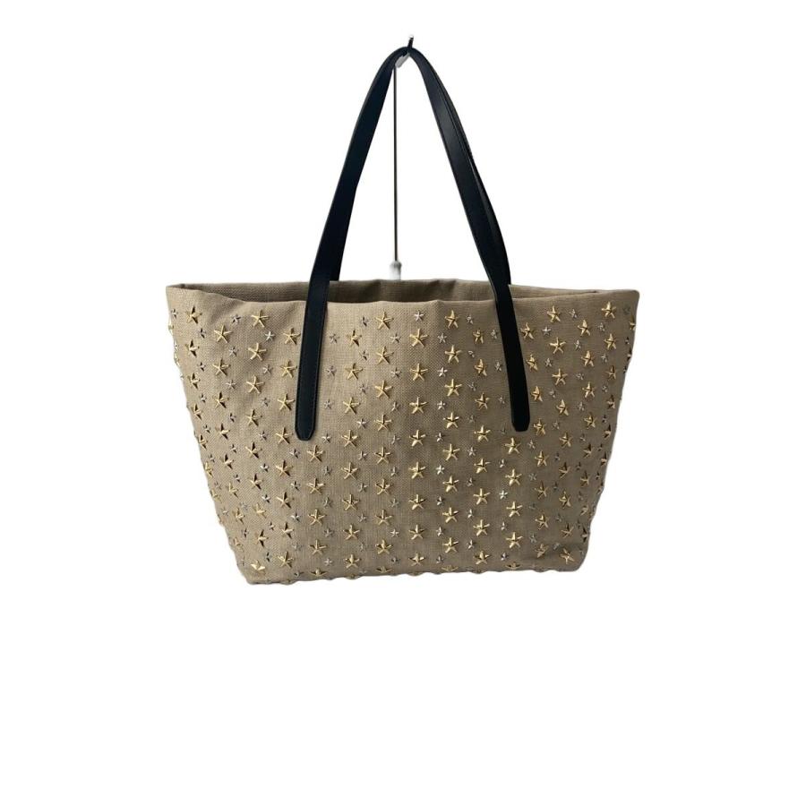 JIMMY CHOO◇スタースタッズ/トートバッグ/CRM// : セカンドストリート