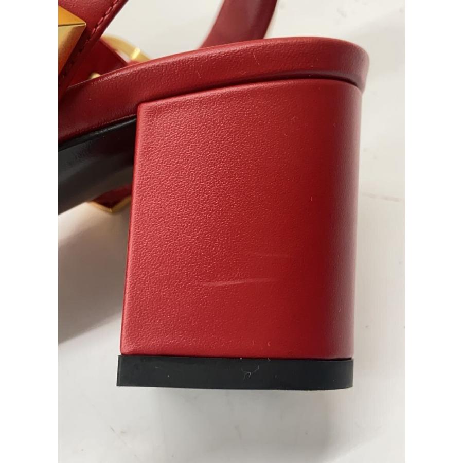 VALENTINO GARAVANI◇ローマンスタッズ/サンダル/36/RED/レザー