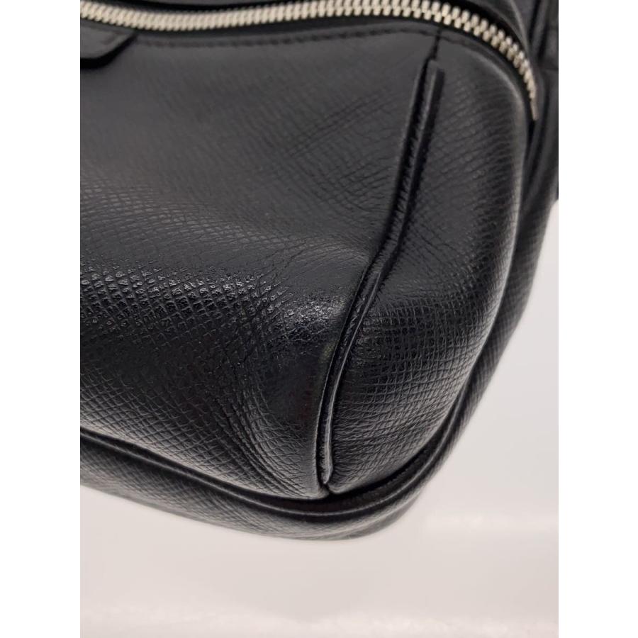 LOUIS VUITTON◇アウトドア・メッセンジャーPM_タイガ/牛革/BLK