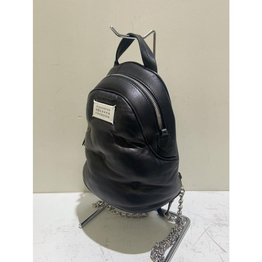 Maison Margiela◇リュック/レザー/BLK : セカンドストリートYahoo!店