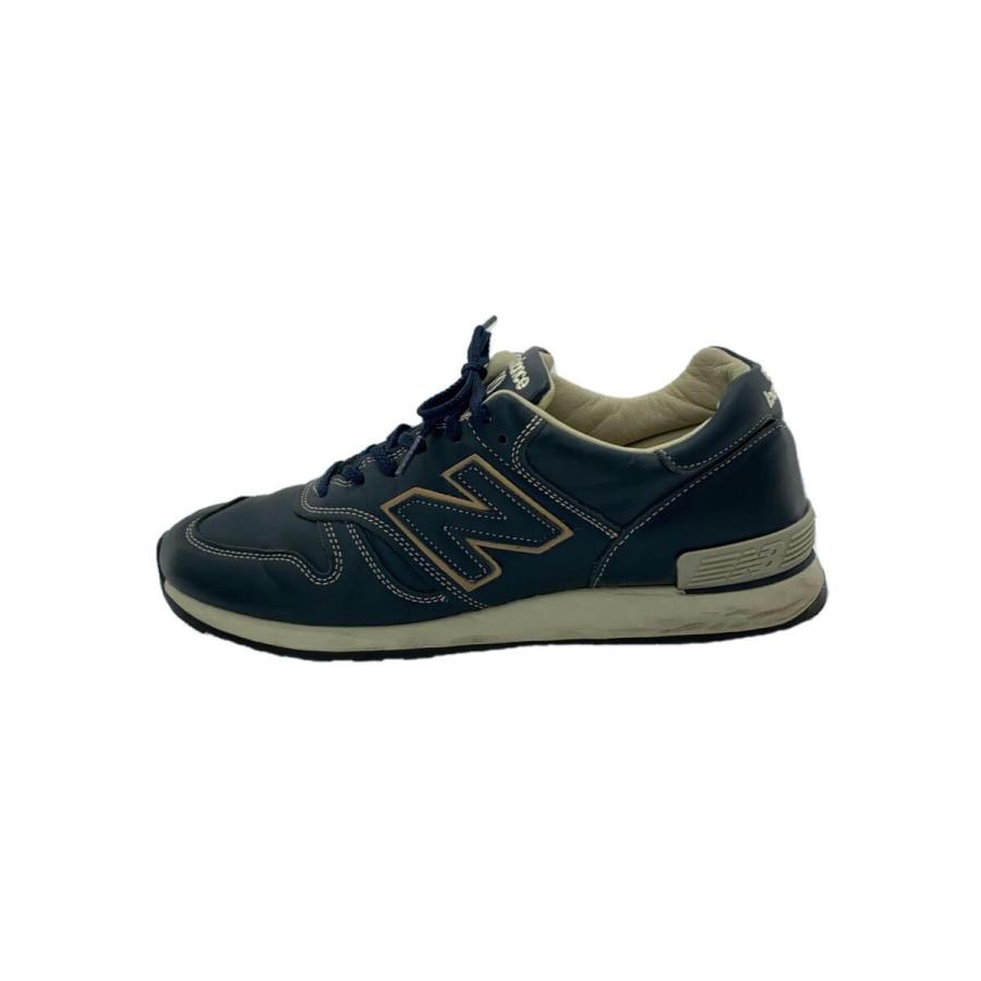 NEW BALANCE◇M670/ネイビー/US9.5/NVY/レザー : セカンドストリート 