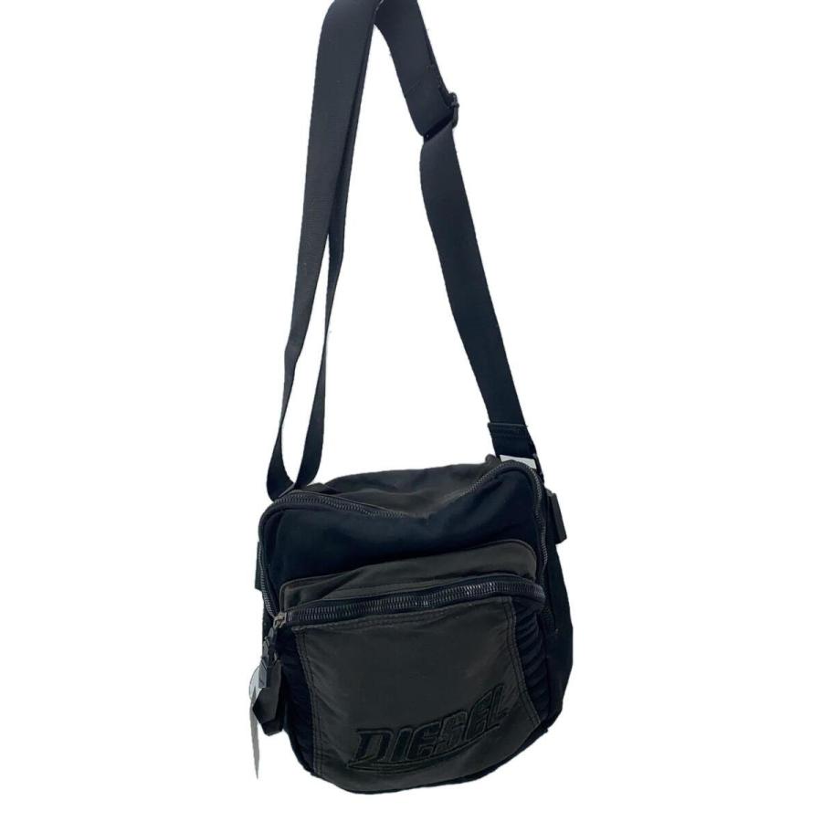 バッグ DIESEL SHOULDER BAG LEATHER ARCHIVE DIESEL◇archive diesel/肩掛け斜め掛けショルダーバッグ/BLK