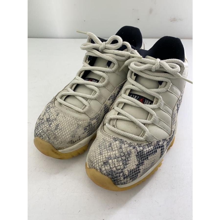 NIKE◇AIR JORDAN 11 RETRO LOW LE/エアジョーダンレトロロー/グレー 