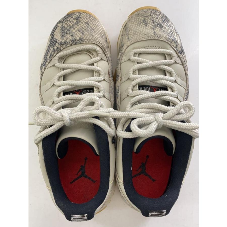 NIKE◇AIR JORDAN 11 RETRO LOW LE/エアジョーダンレトロロー/グレー 