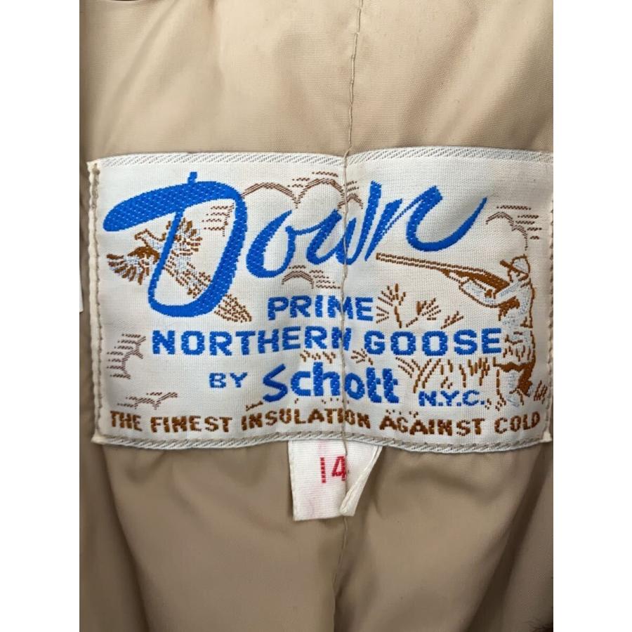 Schott◇80s/ランチコート/L/レザー/BRW/無地 : セカンドストリート