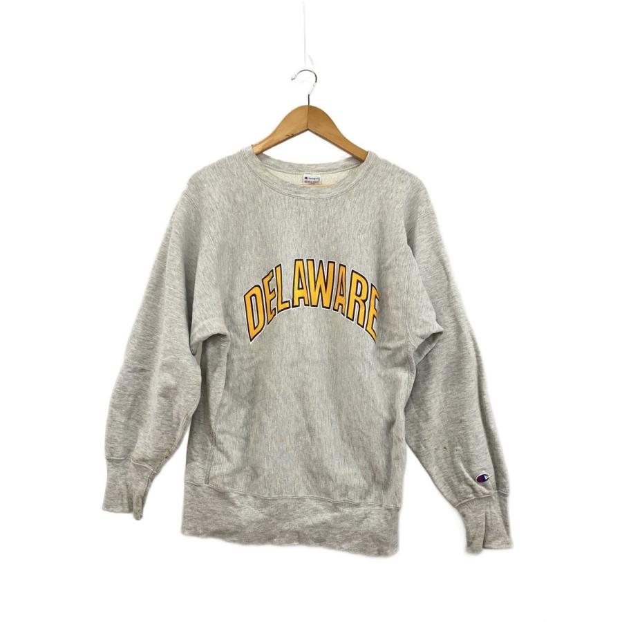 Champion◇90s/USA製/Del Aware/リバースウィーブ/カレッジスウェット 