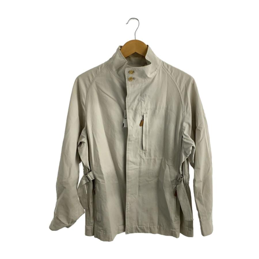 MAATEE&SONS◇H STAND JACKET/ジャケット/1/レザー/CRM/無地 MAATEE&SONS◇H STAND JACKET/ジャケット/1/レザー/CRM/無地