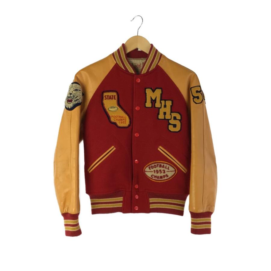 McCOY◇旧マッコイ/50S RAGLAN SLEEVE MAYWOOD WILDCATS FOOTBALL/34 