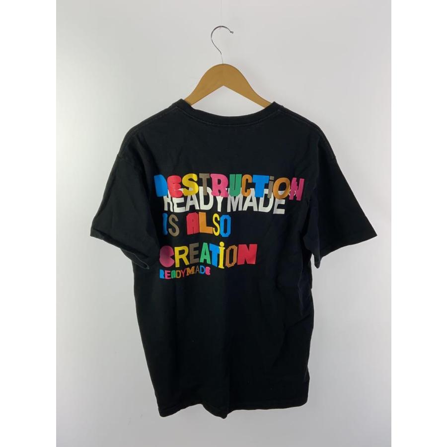 READYMADE◆モナリザ/Tシャツ/L/コットン/BLK/21SS｜ssol-shopping｜02