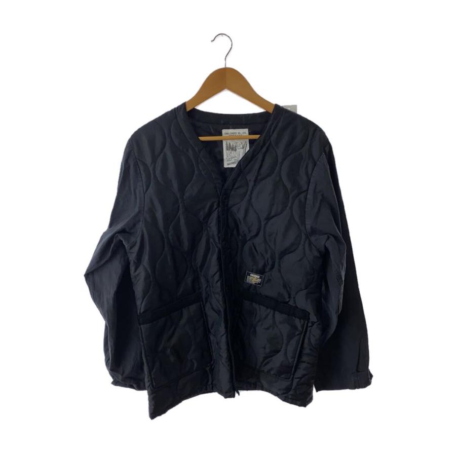 CHALLENGER◇キルティングレイヤーシャツジャケット/M/ナイロン/BLK