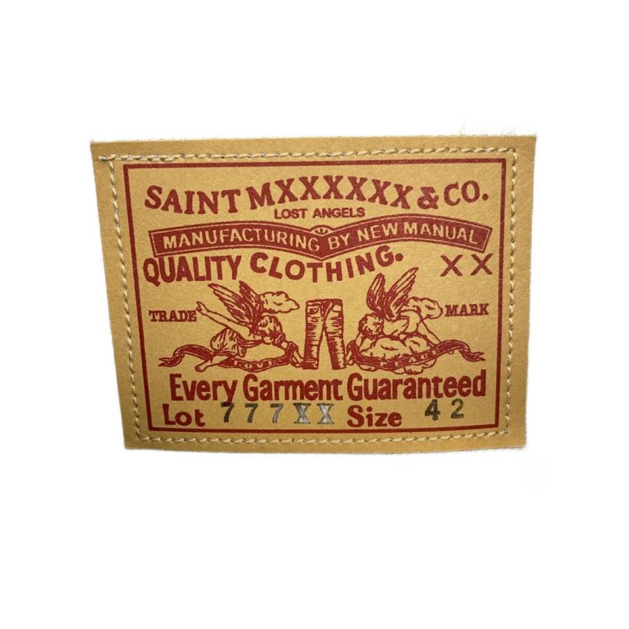 SAINT MICHAEL◆BerBerjinコラボ/Gジャン/XL/コットン/BLU/無地/SM-A23-000-C17の画像