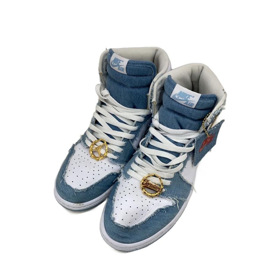 NIKE◇AJ 1 RETRO HIGH OG_エアジョーダン レトロ ハイ OG/28.5cm/BLU 