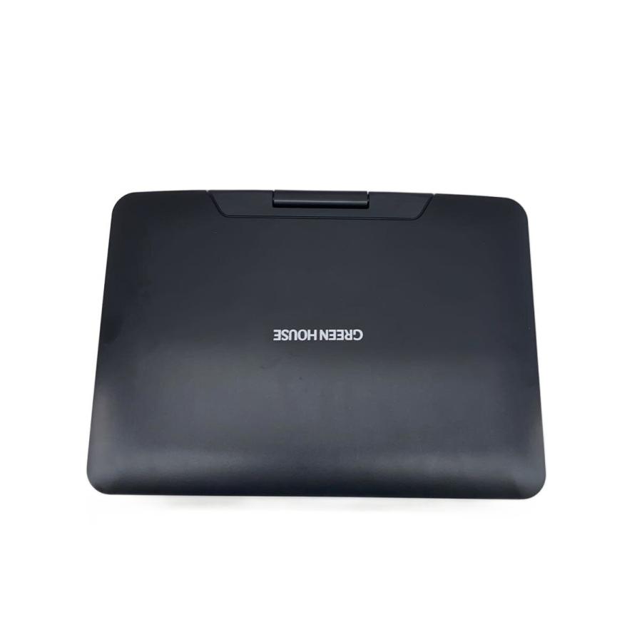 未使用 グリーンハウス ポータブルDVDプレーヤー GH-PDV14BTG-BK GREEN HOUSE◇ポータブルDVDプレーヤー GH-PDV14BTG// : セカンド