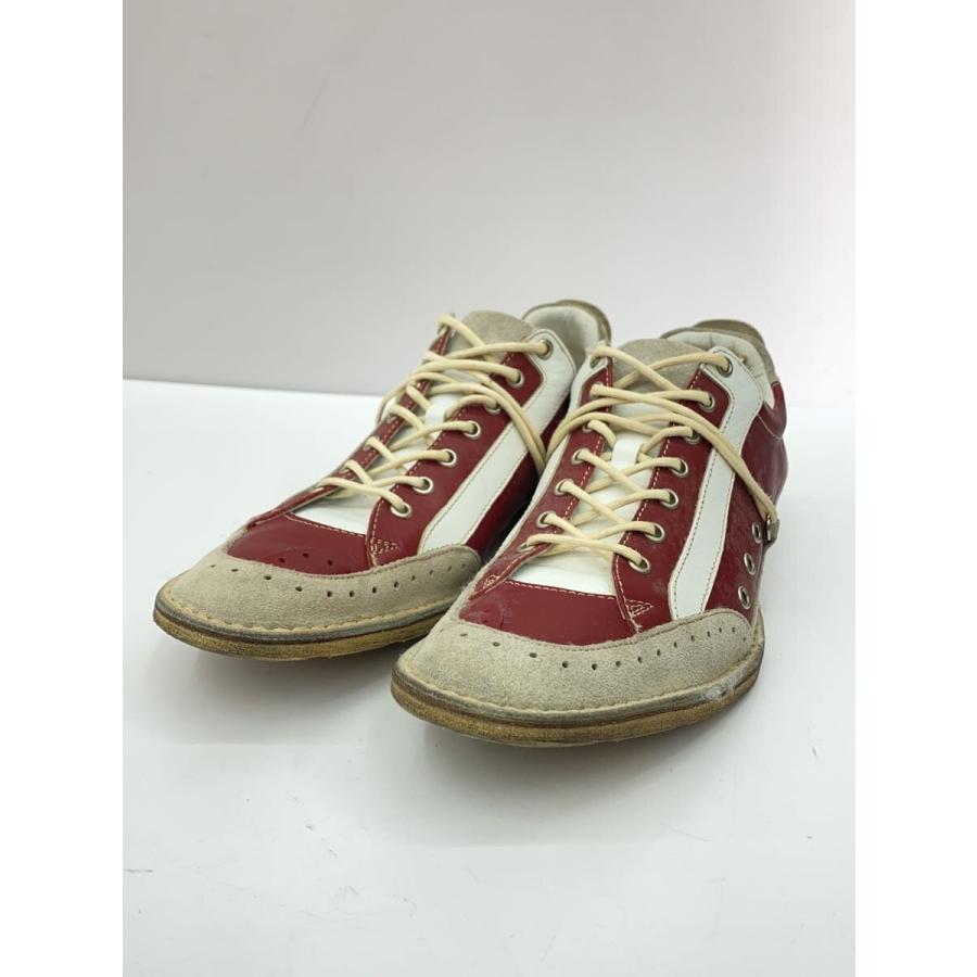 KATHARINE HAMNETT LONDON◇ローカットスニーカー/24.5cm/RED/レザー 