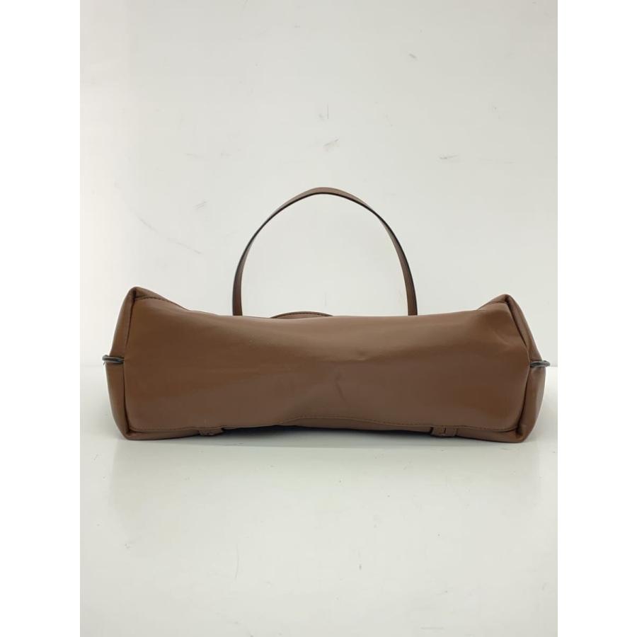 ZARA◇トートバッグ/フェイクレザー/BRW/無地/80089348-4 : セカンド