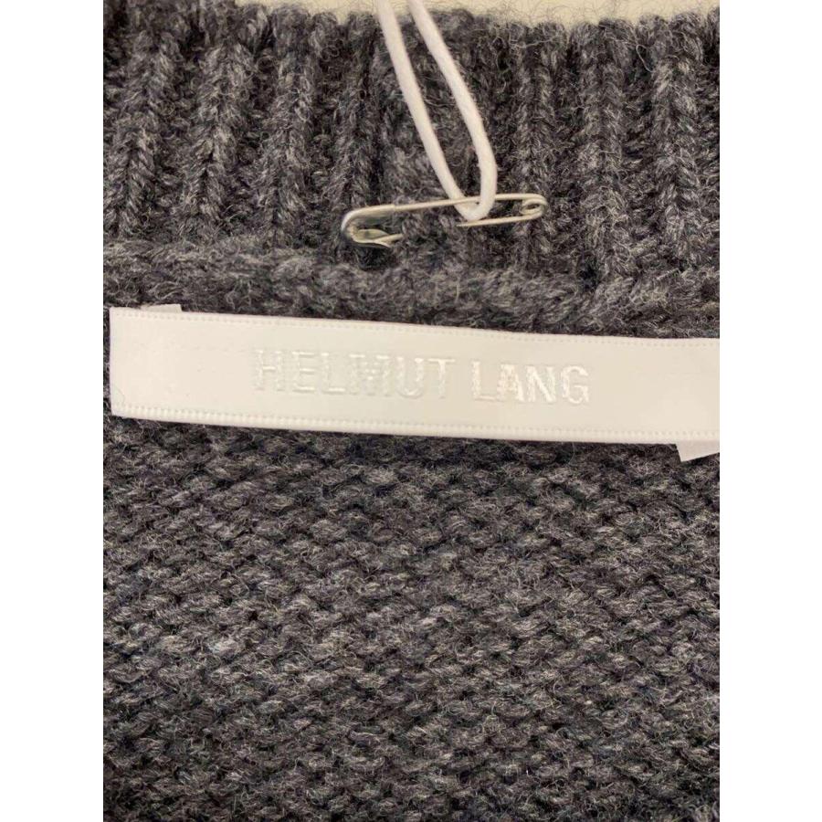 Helmut Lang◆Distressed Wool Blend Crewneck Sweater/セーター(厚手)/M/ウール/GRY｜ssol-shopping｜03