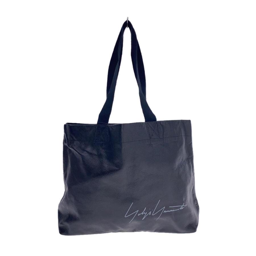 YOHJI YAMAMOTO◇NOVELTY LEATHER TOTE BAG/青山本店/コンパクト YOHJI YAMAMOTO◇NOVELTY LEATHER TOTE BAG/青山本店/コンパクト
