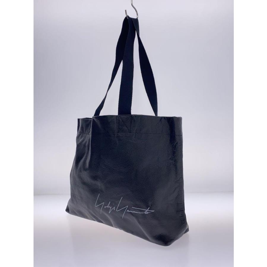 YOHJI YAMAMOTO◇NOVELTY LEATHER TOTE BAG/青山本店/コンパクト YOHJI YAMAMOTO◇NOVELTY LEATHER TOTE BAG/青山本店/コンパクト