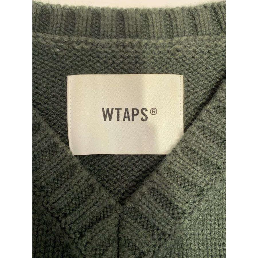 WTAPS◇ニットベスト(厚手)/1/アクリル/GRN : セカンドストリートYahoo 