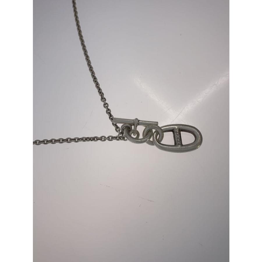 HERMES◇シェーヌダンクル アミュレット ネックレス/SV925/SLV/トップ